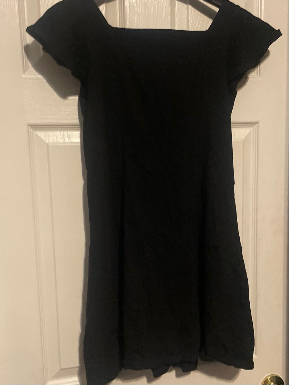 GAP Black Button-Front Short Sleeve Womens Dress size small petite - Picture 4 of 4